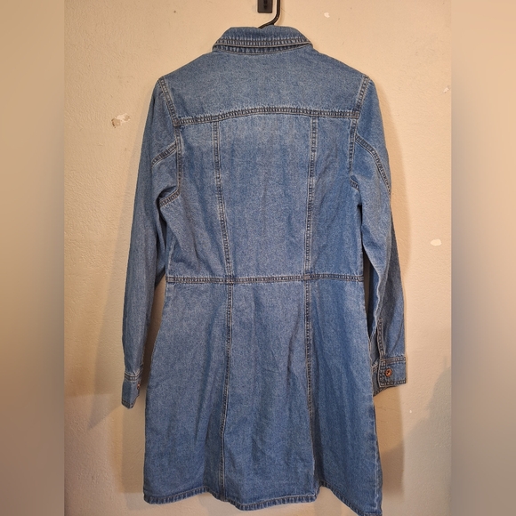 NEW FRYE Denim Button-Up Dress - Picture 5 of 5
